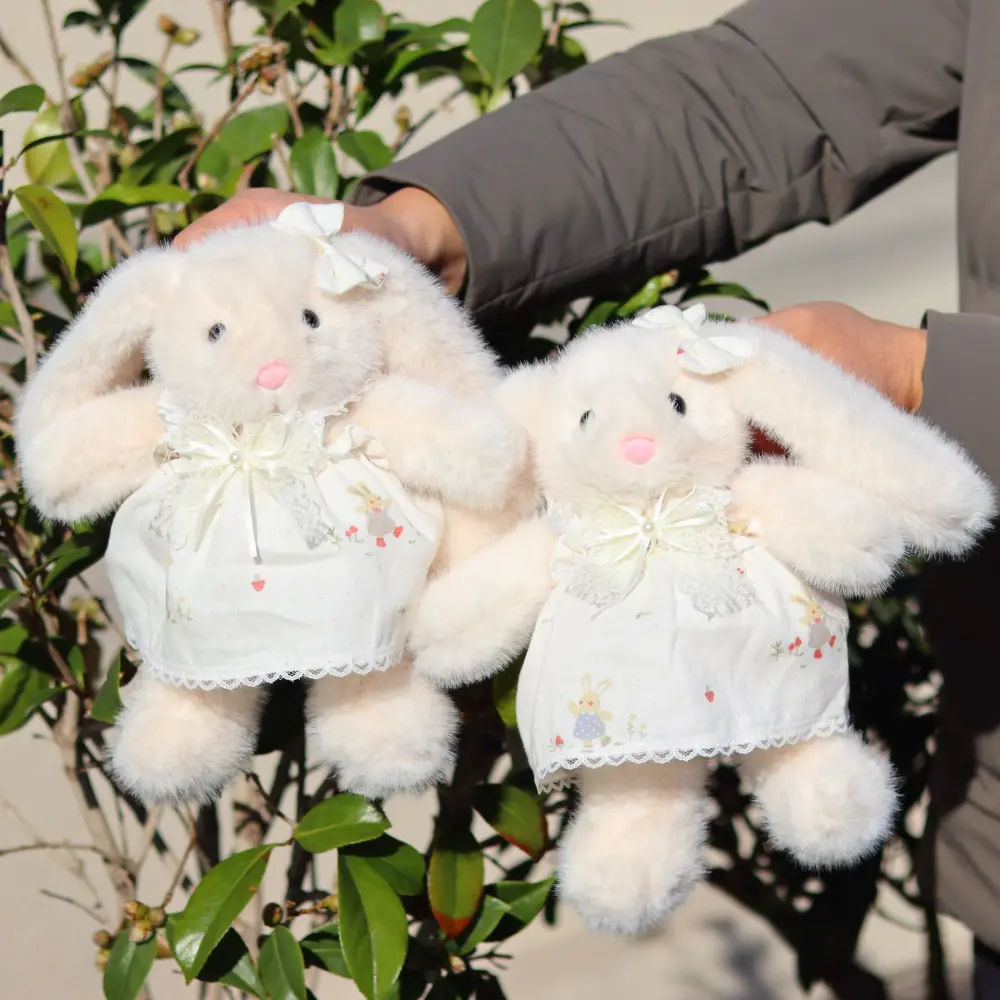 Cute Casual Bear Dress Doll Plush Toy 02