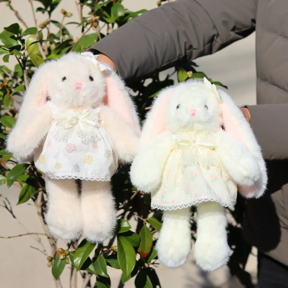 Cute Casual Bear Dress Doll Plush Toy 04