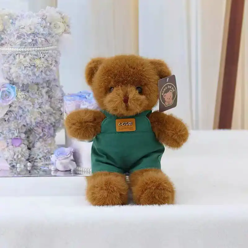 Cute Eyelid Teddy Bear Plush Toy 06