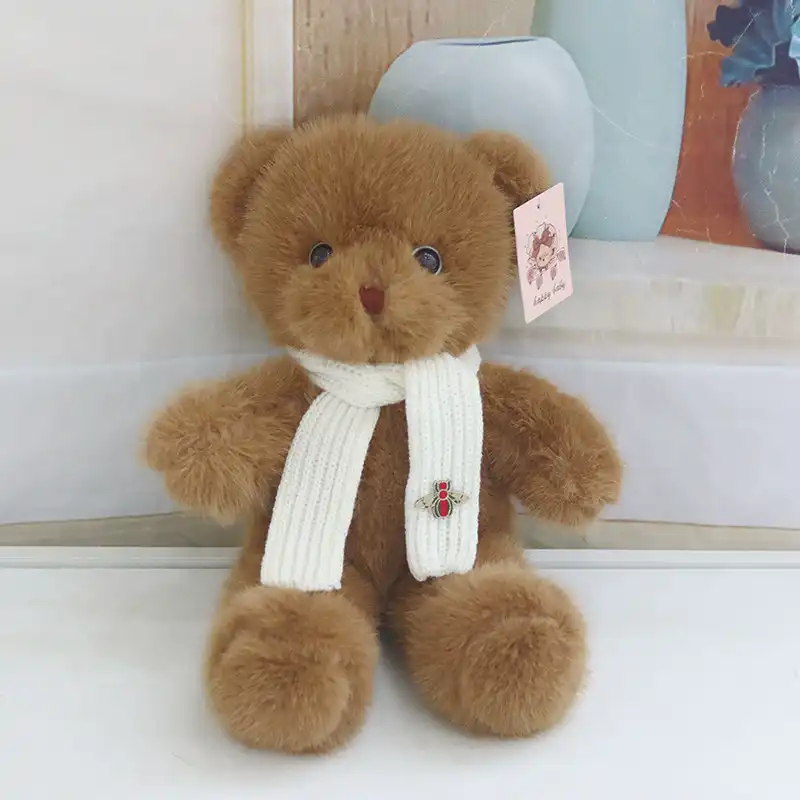 Cute Eyelid Teddy Bear Plush Toy 07