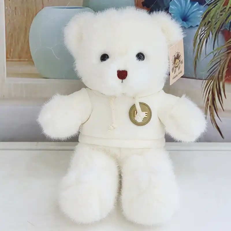 Cute Eyelid Teddy Bear Plush Toy 08