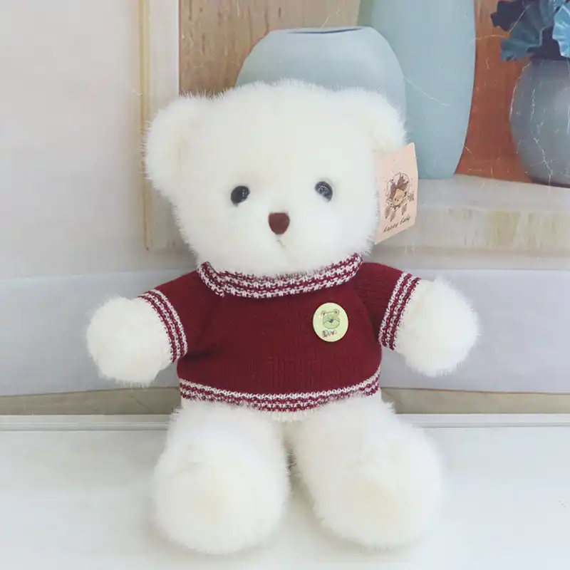 Cute Eyelid Teddy Bear Plush Toy 10