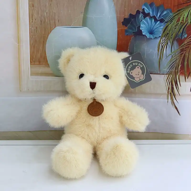 Cute Eyelid Teddy Bear Plush Toy 12