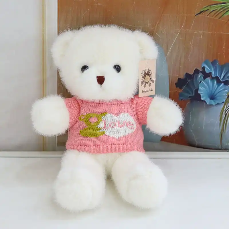 Cute Eyelid Teddy Bear Plush Toy 15