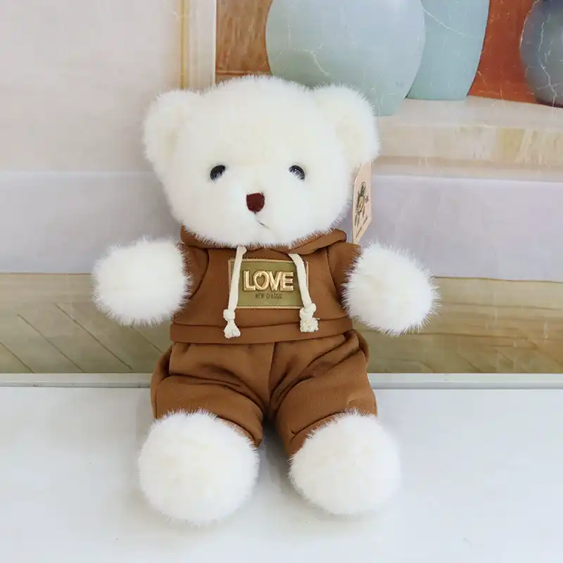 Cute Eyelid Teddy Bear Plush Toy 17