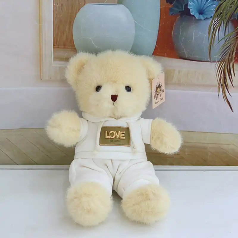 Cute Eyelid Teddy Bear Plush Toy 22