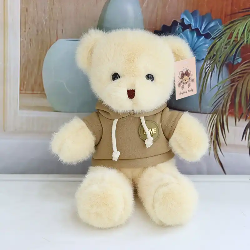 Cute Eyelid Teddy Bear Plush Toy 30