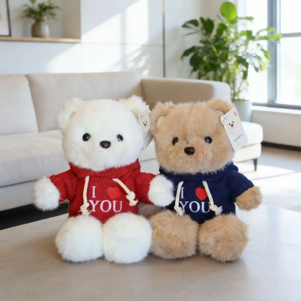 Cute vintage sweater bear doll 04