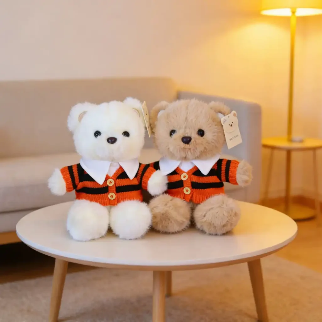 Cute vintage sweater bear doll 07