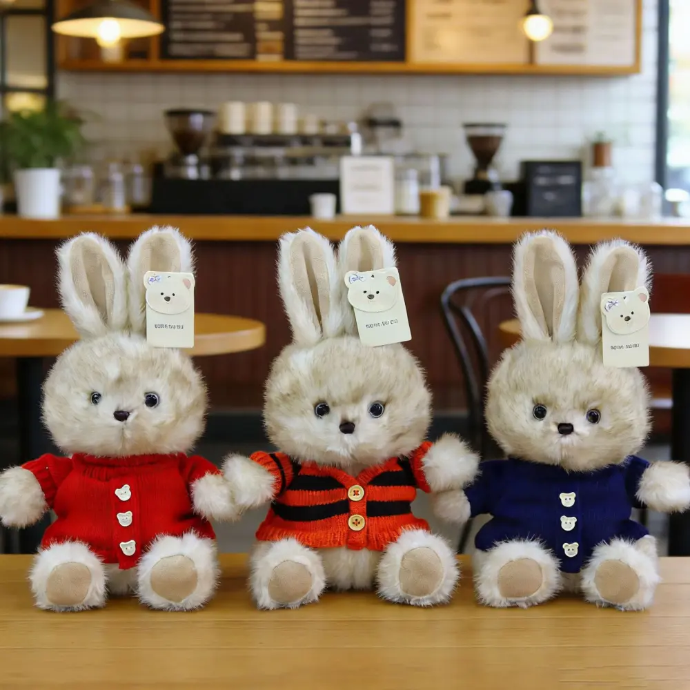 Dressed Rabbit Plush Toy 04