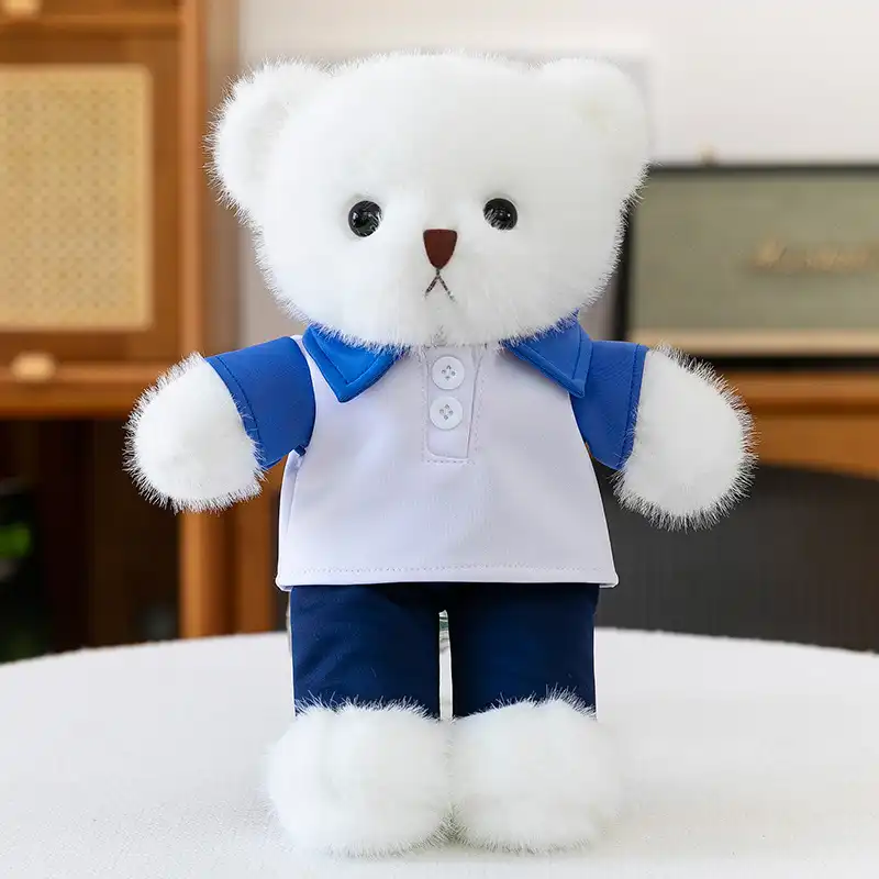 POLO shirt dressing teddy bear plush toy 02