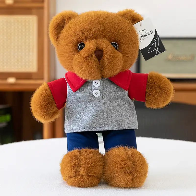 POLO shirt dressing teddy bear plush toy 03