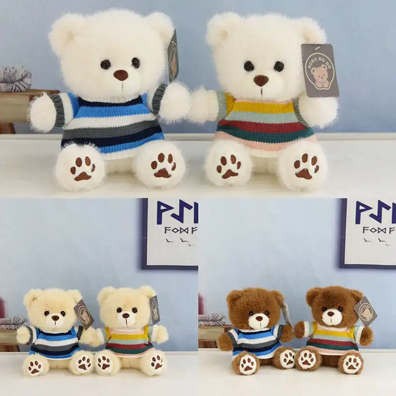 Plush Stuffed Teddy Bear with Paw Patches 02