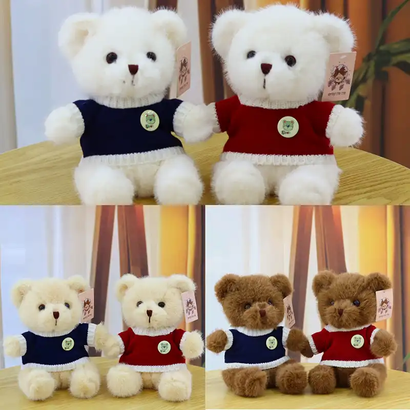 Plush Stuffed Teddy Bear with Paw Patches 06