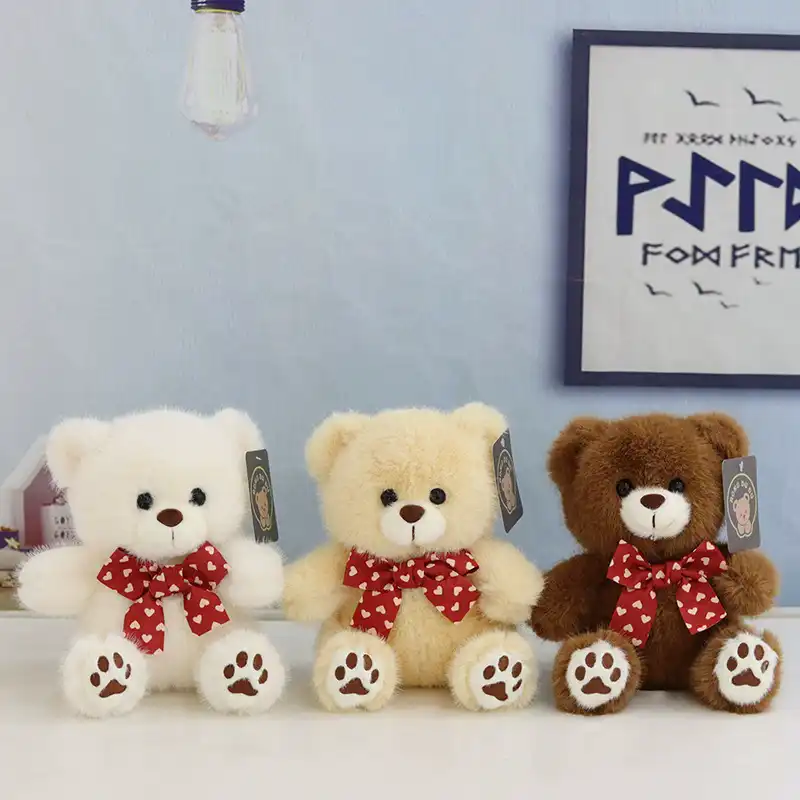 Plush Stuffed Teddy Bear with Paw Patches 07