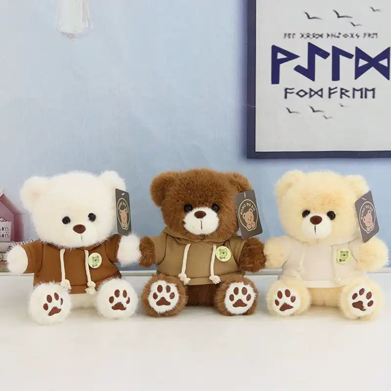 Plush Stuffed Teddy Bear with Paw Patches 08