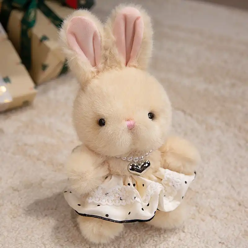 Rabbit Doll in Floral Skirt 08