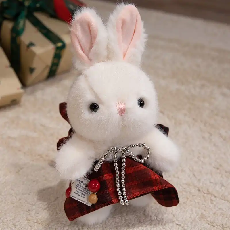 Rabbit Doll in Floral Skirt 10