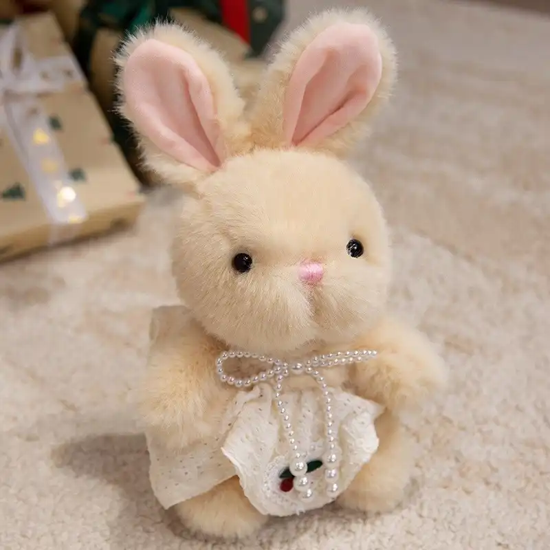 Rabbit Doll in Floral Skirt 17